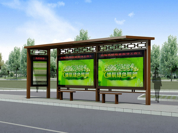 青海氟碳漆候车亭