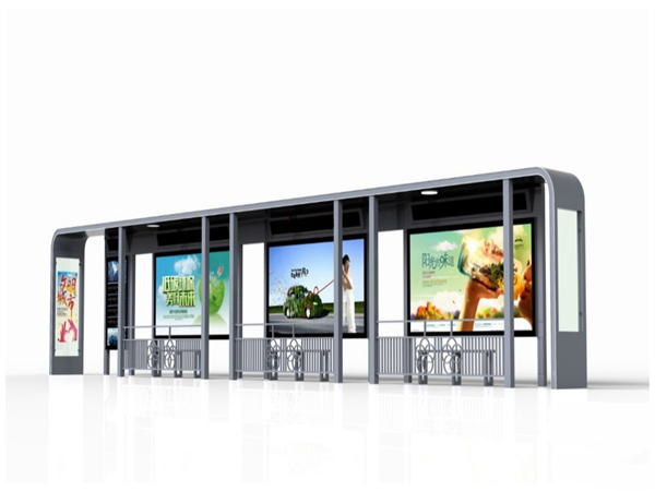 公交候车亭的箱体和外框如何配合