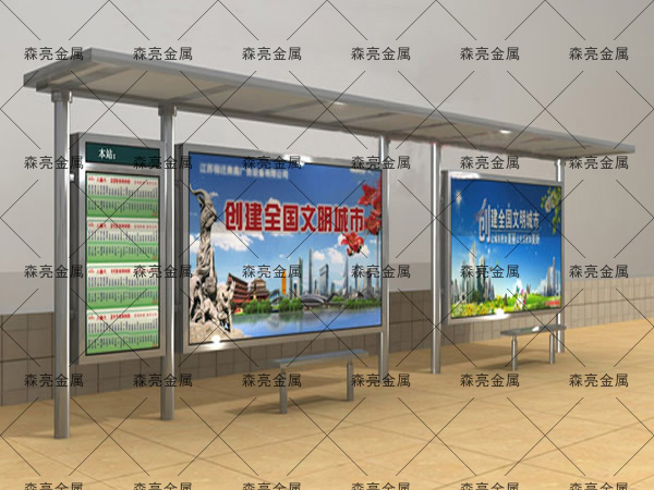 候车亭广告灯箱是城市不可或缺的向导